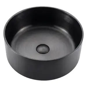 Umývadlo na dosku Iron Round black vyobraziť