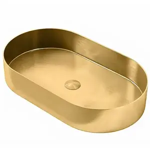 Umývadlo na dosku Iron Oval gold vyobraziť