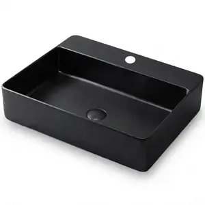Umývadlo na dosku Rectangle black 1/0 vyobraziť