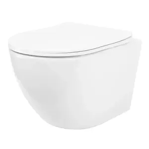 Závesná WC misa Carlo Mini Tornado NF White vyobraziť