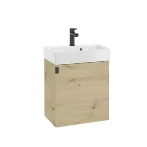 Kúpeľňová skrinka pod umývadlo Faro 50 cm dub artisan vyobraziť