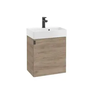Kúpeľňová skrinka pod umývadlo Faro 50 cm oreh rockford vyobraziť