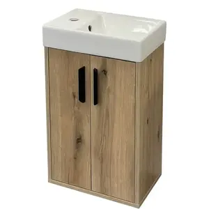 Závesná skrinka pod umývadlo Nova mini 40 dub evoke vyobraziť