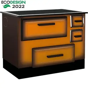 Sporák Alfa 55 Eco DeLux 5, 1 kW ľavý vyobraziť