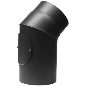 Dymové koleno 45* 120mm pevné s revíznym otvorom vyobraziť