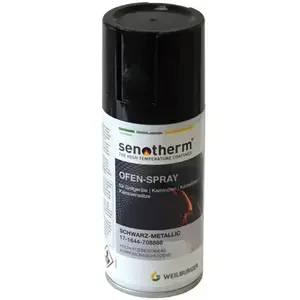Žiaruvzdorný lak Senotherm, čierny metalický 150ml vyobraziť