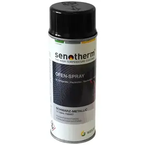 Žiaruvzdorný lak Senotherm, čierny metalický 400ml vyobraziť