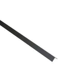 Profil uholníkový hliník čierny brúsený10x10x1mm 2.5m vyobraziť