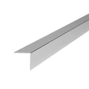 Profil uholníkový hliník elektoro strieborný 15x15x1mm 1m vyobraziť