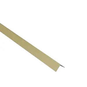 Profil uholníkový hliník zlatý brúsený 15x15x1mm 1m vyobraziť