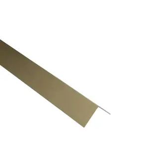 Profil uholníkový hliník zlatý brúsený 25x25x1mm 1m vyobraziť