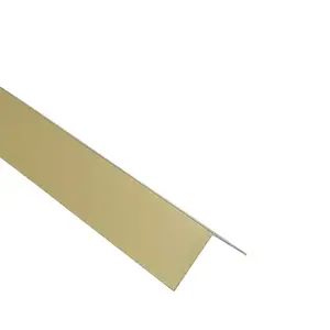 Profil uholníkový hliník zlatý brúsený 30x30x1mm 1m vyobraziť