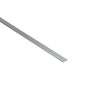 Profil plochý hliník strieborný 10x2mm 1m vyobraziť