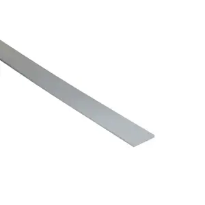 Profil plochý hliník strieborný 20x2mm 1m vyobraziť