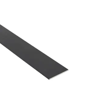 Profil plochý hliník čierny brúsený 40x2mm 1m vyobraziť
