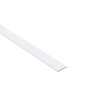 Profil plochý PCV biely 20x2mm 1m vyobraziť