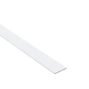 Profil plochý PCV biely 25x2mm 1m vyobraziť