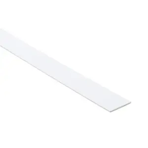 Profil plochý PCV biely 30x2mm 2.6m vyobraziť