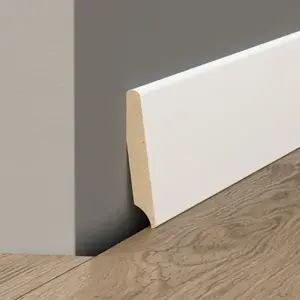 Podlahová lišta MDF 9003 Biela 57mm 2.2m vyobraziť