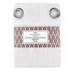 Záclona na priechodkách ARIA polyester ecru 140x160 Merkury Home vyobraziť