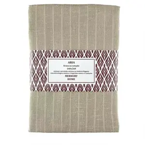 Záclona na šnurovanie ARIA polyester béžová 140x260 Merkury Home vyobraziť