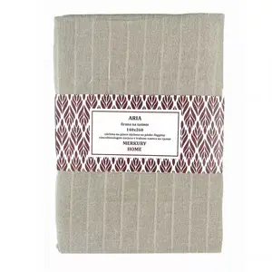 Záclona na páske ARIA polyester béžová 140x260 Merkury Home vyobraziť