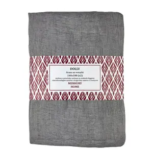 Záclona na stuhách Dolly polyester tmavosivá 140x180 (x2) Merkury Home II/2 vyobraziť