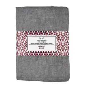 Záclona na stuhách Dolly polyester tmavosivá 140x260 (x2) Merkury Home II/2 vyobraziť