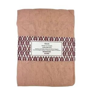 Záclona na pútkach Ulla polyester svetloružová 140x180 Merkury Home II/22 vyobraziť
