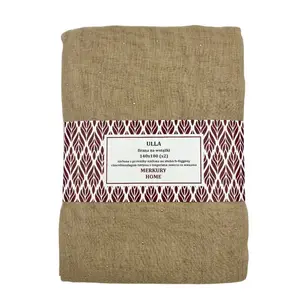 Záclona na pútkach Ulla polyester béžová 140x180 Merkury Home II/22 vyobraziť