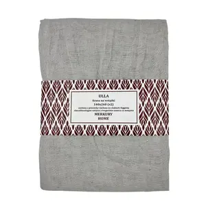 Záclona na pútkach Ulla polyester svetlosivá 140x260 Merkury Home II/22 vyobraziť