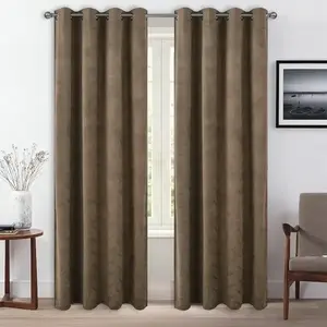 Záves na priechodkách ADELA YC12078/240G/M2/12/140X250 hnedý vyobraziť