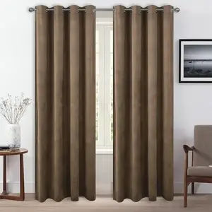 Záves na priechodkách AMELIA YC13018/230G/M2/5/140X250 hnedý vyobraziť