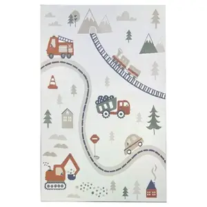 Koberec Step Kids 1, 33/1, 9 A3632a oranžový/krémový vyobraziť
