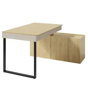 Písací Stôl Luca LC10+Komoda 3D béžová/dub vyobraziť