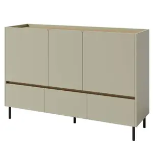 Komoda Luca LC7 3S3D eukalyptus/dub baltic vyobraziť