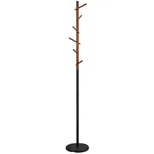Vešiak Gc6767 Čierna/Orech vyobraziť