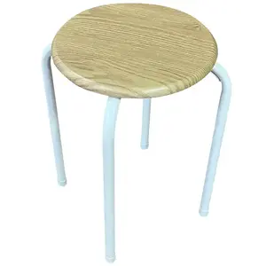 Taburetka DR-N-657 Axel 10895 biela/prírodná vyobraziť