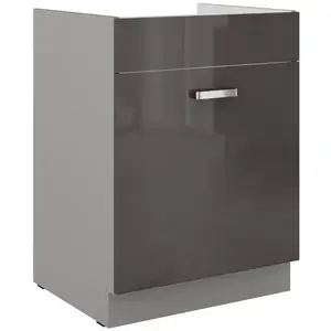 Kuchynská skrinka Grey 60ZL 1S BB vyobraziť