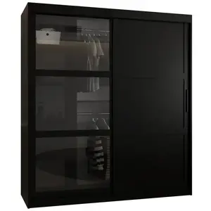 Skriňa Dome III 180 čierna vyobraziť