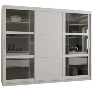 Skriňa Dome III 250 biela vyobraziť