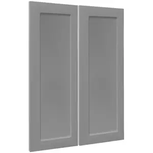 Čelo skrinky Luxeo F15-G80(100) rám grey vyobraziť