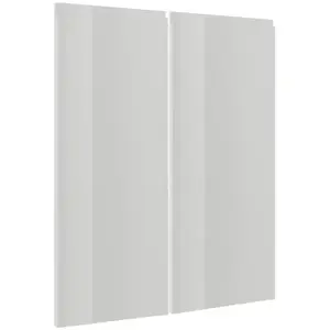 Čelo skrinky Luxeo F02-G80(100) white lak vyobraziť
