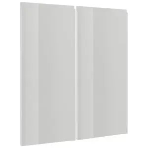 Čelo skrinky Luxeo F02-G80(72) white lak vyobraziť