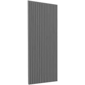 Čelo skrinky Luxeo F14-G45(72) ryfla dark grey vyobraziť