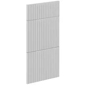 Čelo skrinky Luxeo F14-D40S3-AX ryfla white vyobraziť