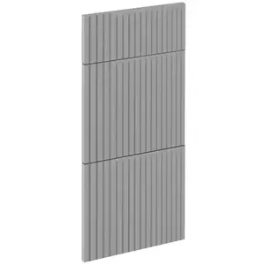 Čelo skrinky Luxeo F14-D40S3-AX ryfla grey vyobraziť