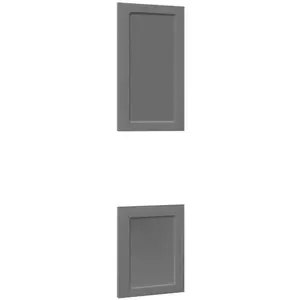 Čelo skrinky Luxeo F15-D60PWN rám dark grey vyobraziť