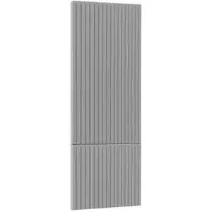 Čelo skrinky Luxeo F14-D60ZLN_D60RWN ryfla grey vyobraziť