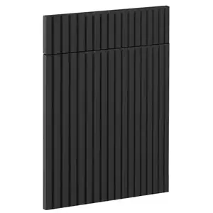 Čelo skrinky Luxeo F14-D60S1-AX ryfla black vyobraziť